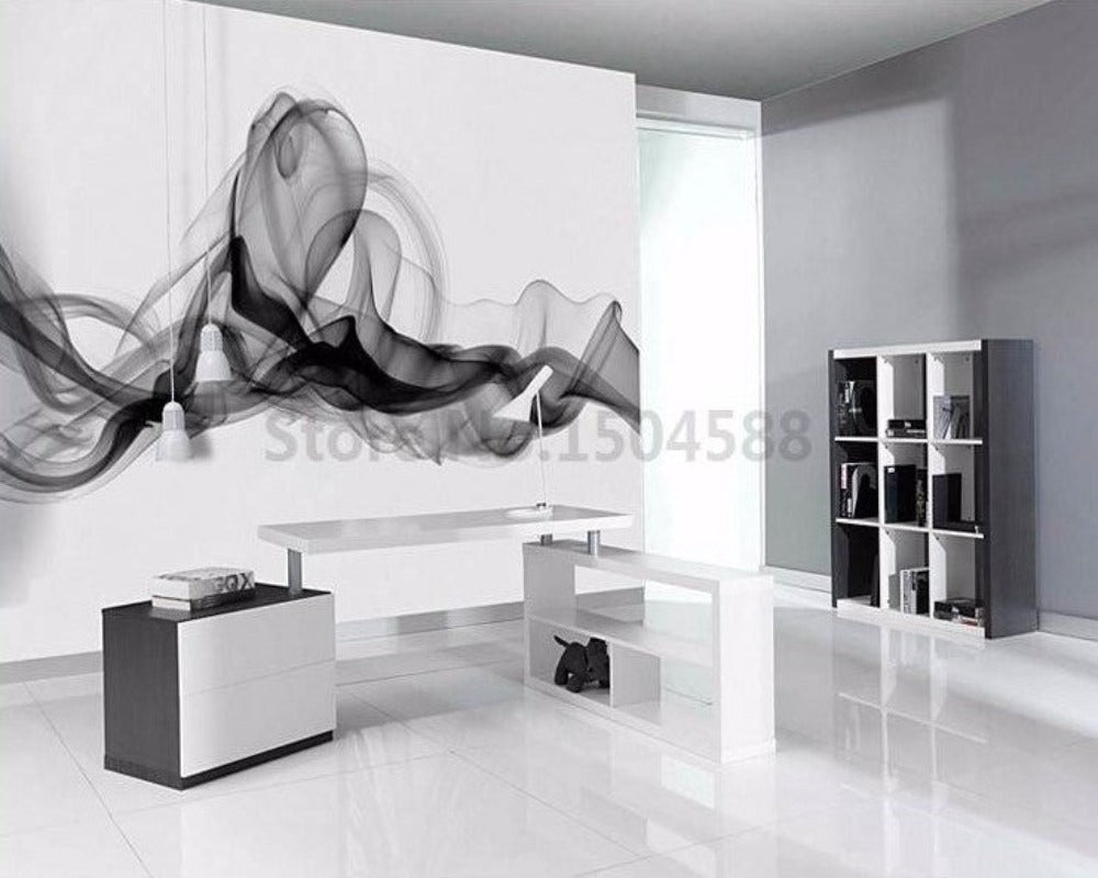 3D Wallpaper Abstract Smoke Art Marble